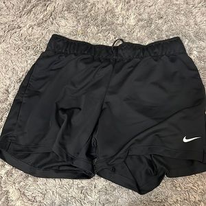 black nike shorts